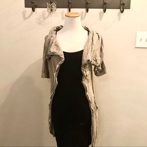 All Saints | Unconstructed Snap Front Tunic Sz 10